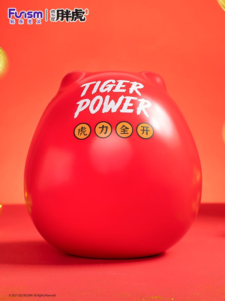 I Am Not Fat Tiger Estatua Alexander The Tiger Dharuma 20 cm