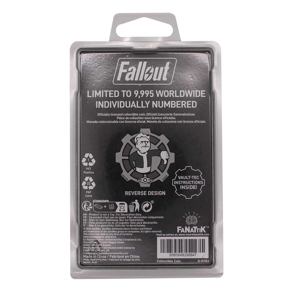 Fallout Moneda Decision Black & White Limited Edition