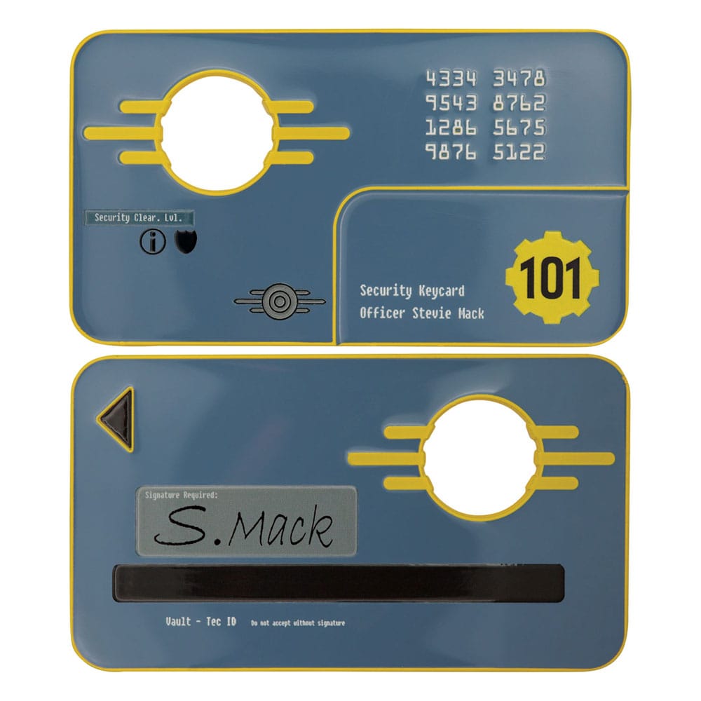Fallout 3 Réplica Vault 101 Security Keycard Limited Edition Frikytopia