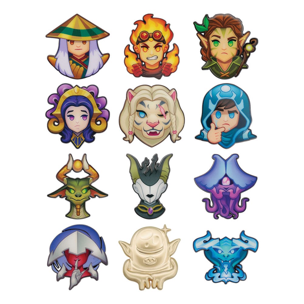 Magic: The Gathering Chapas Mystery Pin Badge Expositor (12)