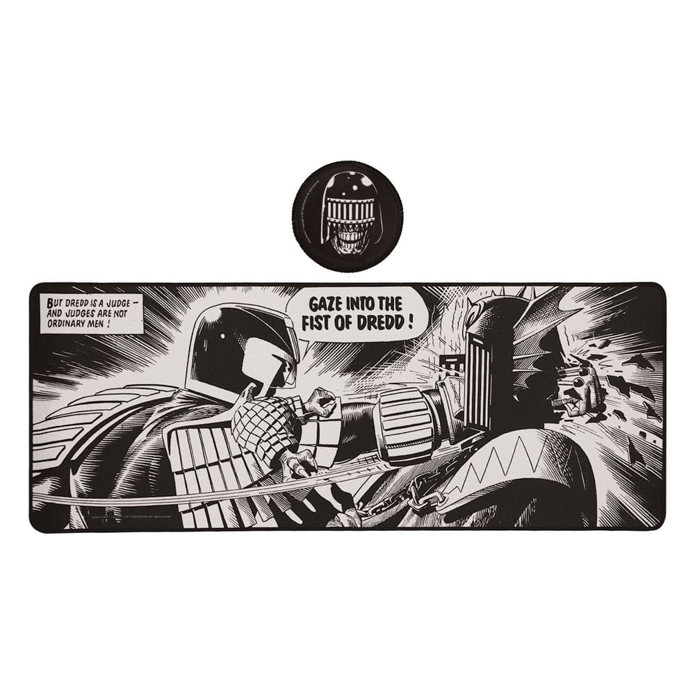 2000 AD Vade Escolar & Posavasos Judge Dredd