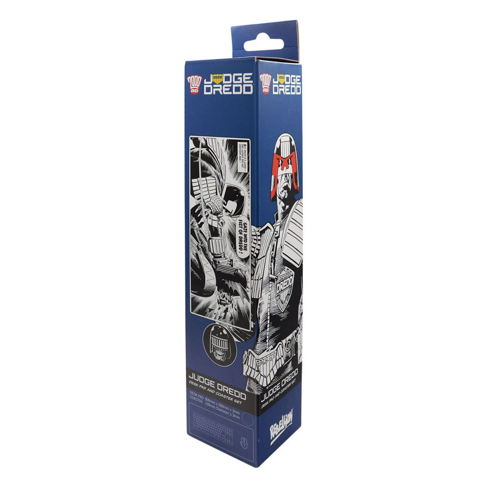 2000 AD Vade Escolar & Posavasos Judge Dredd