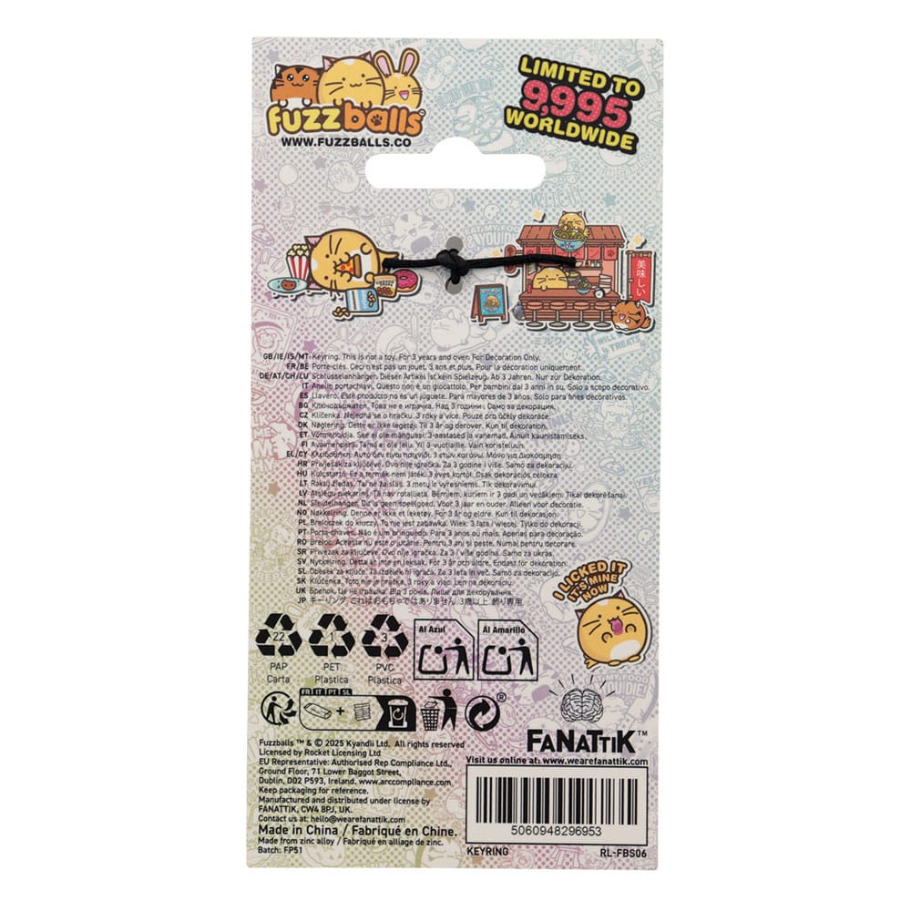Fuzzballs Llavero Whisky Noodles Limited Edition
