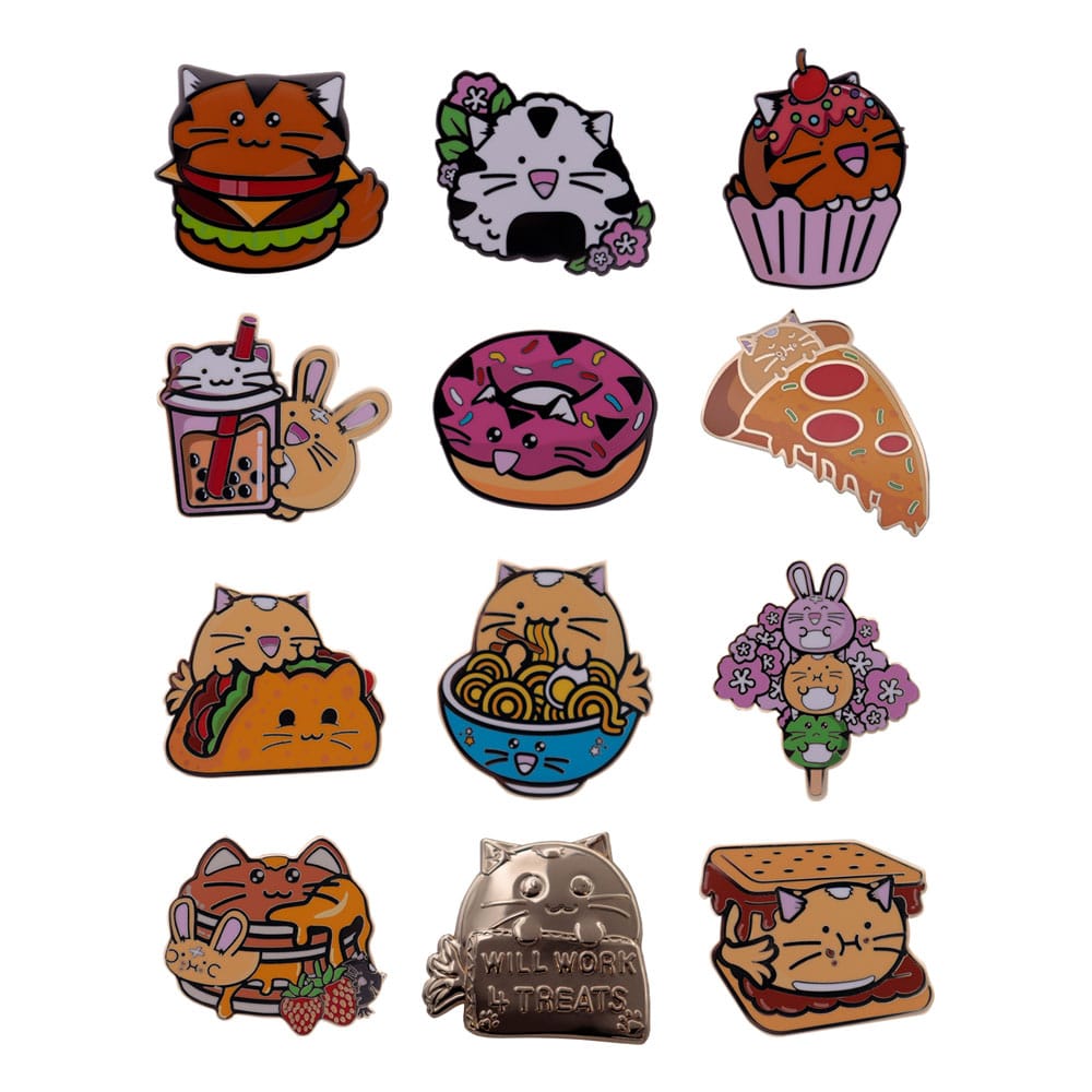 Fuzzballs Chapas Mystery Pin Badge Expositor (12) Frikytopia