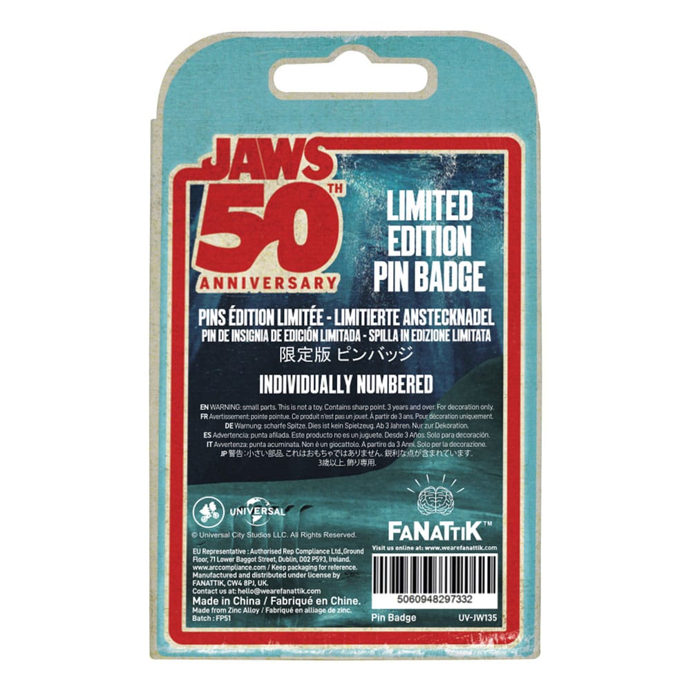 Jaws Chapa 50th Anniversary Ship In Bottle