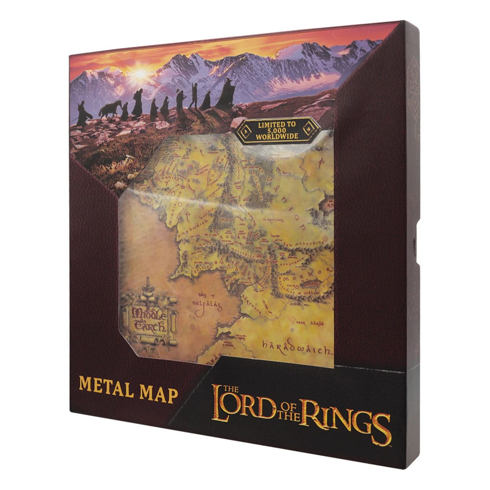 El Señor de los Anillos Réplica Map Limited Edition