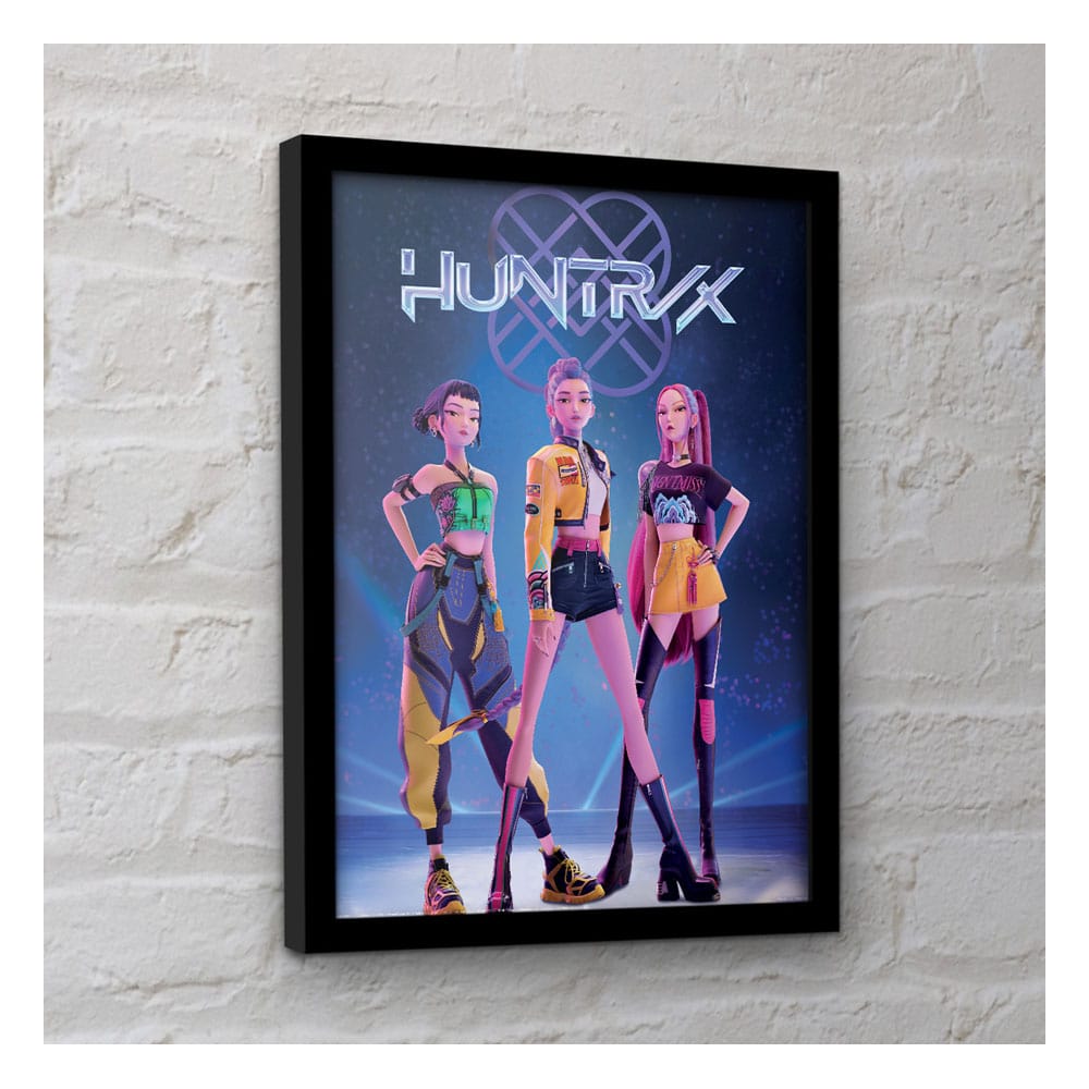 Las Guerreras K-pop Póster Enmarcado Collector Print Huntrix