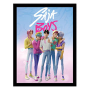 Las Guerreras K-pop Póster Enmarcado Collector Print Saja Boys