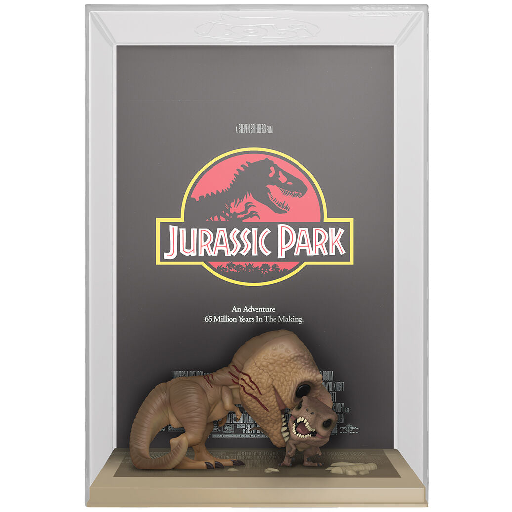 Figura POP Movie Poster Jurassic Park Tyrannosaurus Rex and Velocira