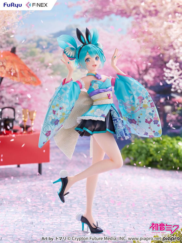 Hatsune Miku F:NEX estatua PVC 1/7 Hatsune Miku Wa-bunny 27 cm