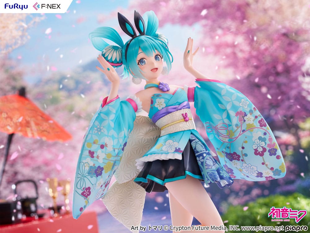 Hatsune Miku F:NEX estatua PVC 1/7 Hatsune Miku Wa-bunny 27 cm
