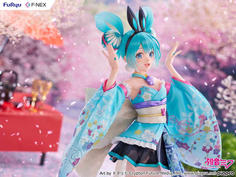 Hatsune Miku F:NEX estatua PVC 1/7 Hatsune Miku Wa-bunny 27 cm