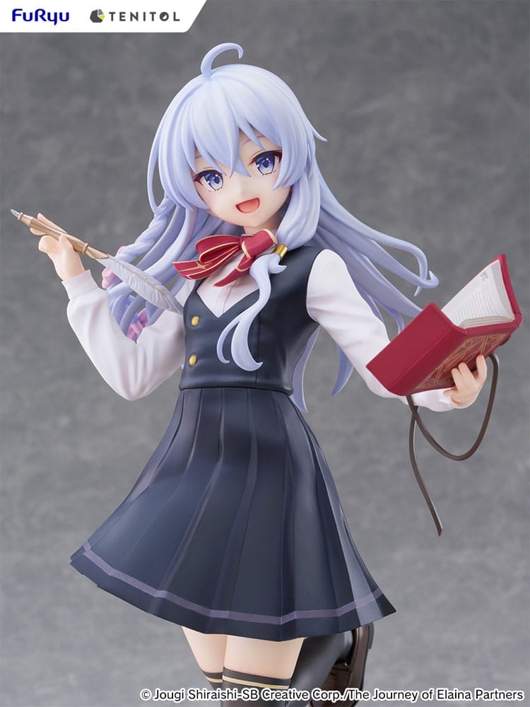 Wandering Witch: The Journey Of Elaina Estatua PVC Tenitol Tall Elaina School Uniform Ver. 29 cm
