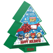 Arbol Navidad con 4 figuras Pocket POP DC Comics Tree Holiday Exclus