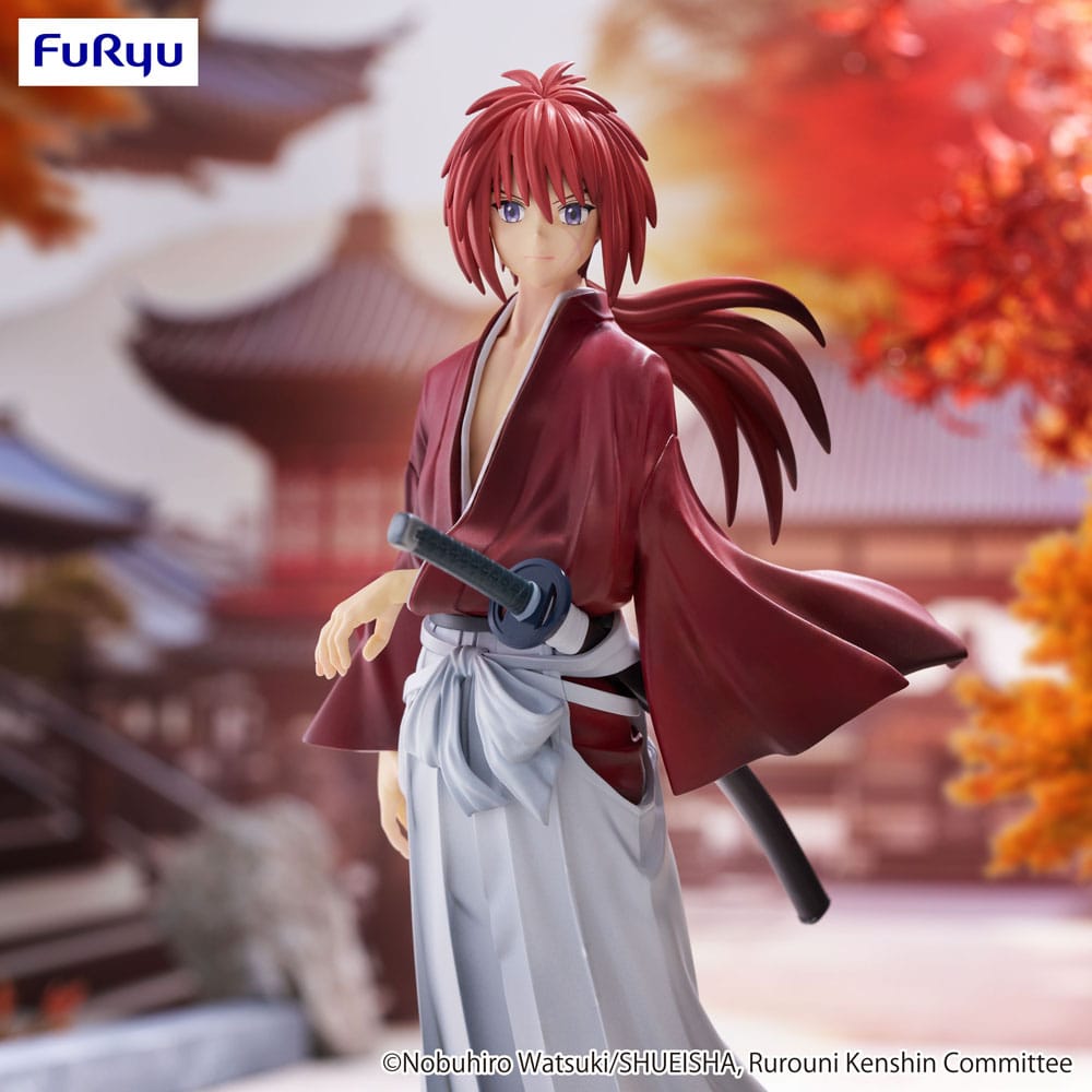 Rurouni Kenshin: Meiji Kenkaku Romantan Estatua PVC Trio-Try-iT Kenshin Himura 19 cm