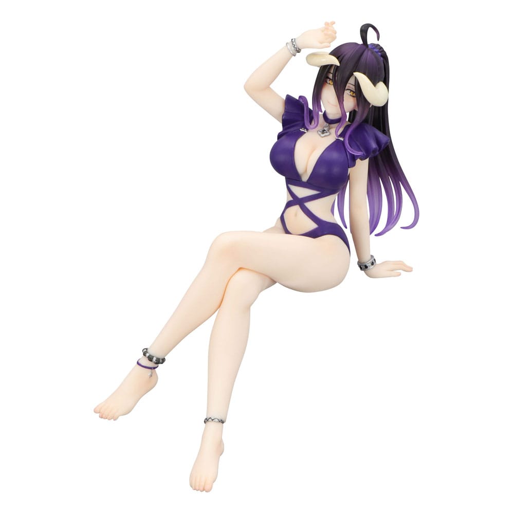 Overlord Estatua PVC Noodle Stopper Albedo Swimsuit Dark Purple Color Ver. 16 cm Frikytopia