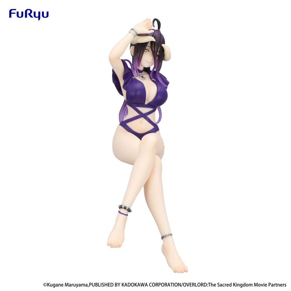 Overlord Estatua PVC Noodle Stopper Albedo Swimsuit Dark Purple Color Ver. 16 cm