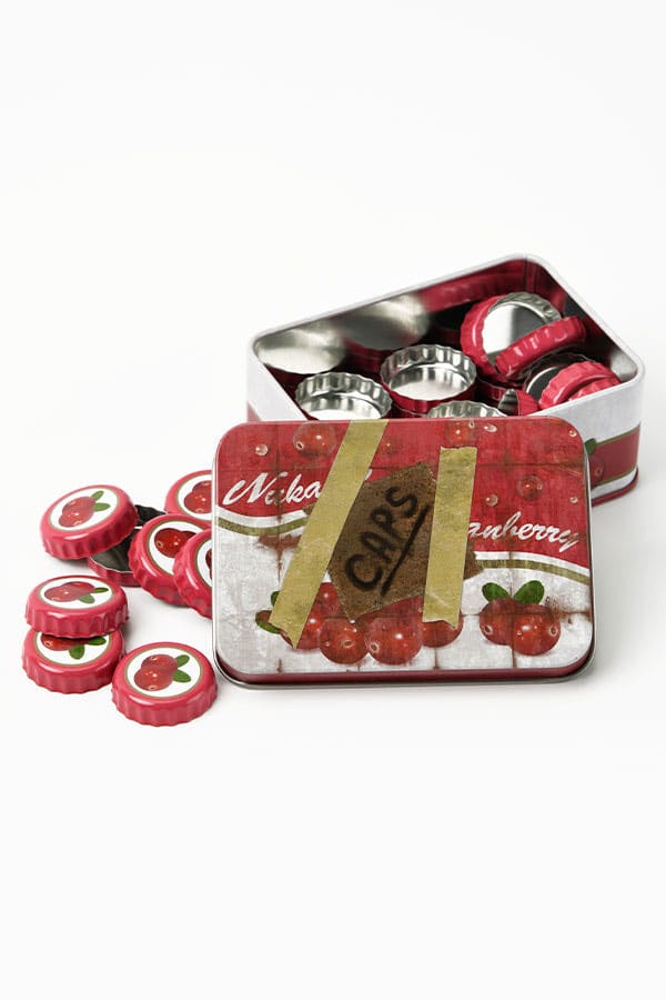 Fallout Bottle Caps Series Collectible Tin Nuka Cranberry 10 cm Frikytopia