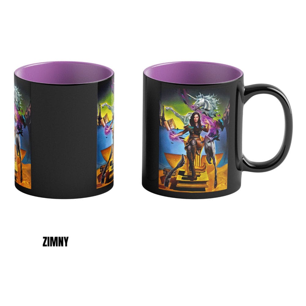 The Witcher III: Wild Hunt Game Art Chronicles Taza Sensitiva al Calor Yennefer Inspired By Salvador Dali 450 ml