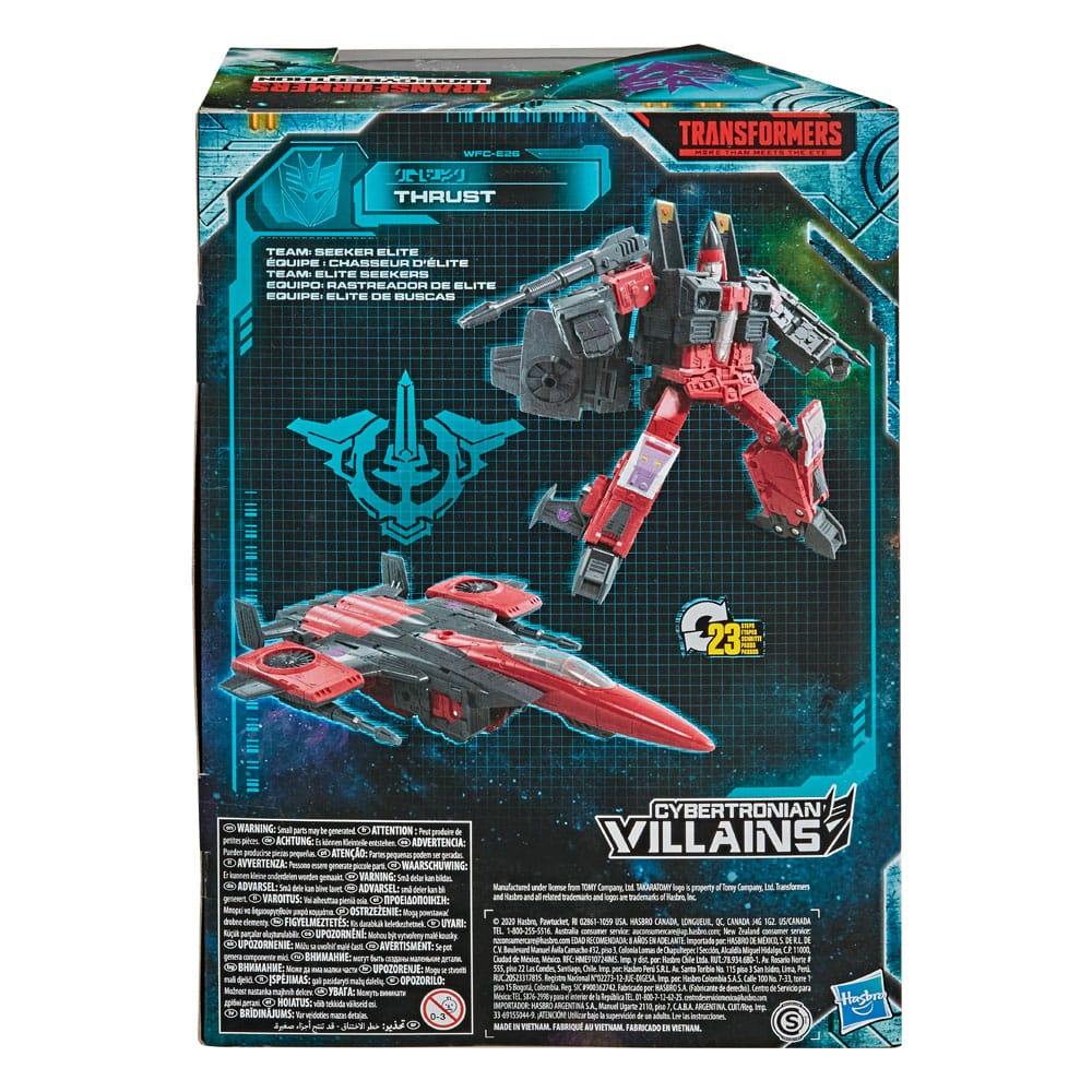 Transformers Generations War For Cybertron: Earthrise Voyager Class Figura Thrust 18 cm