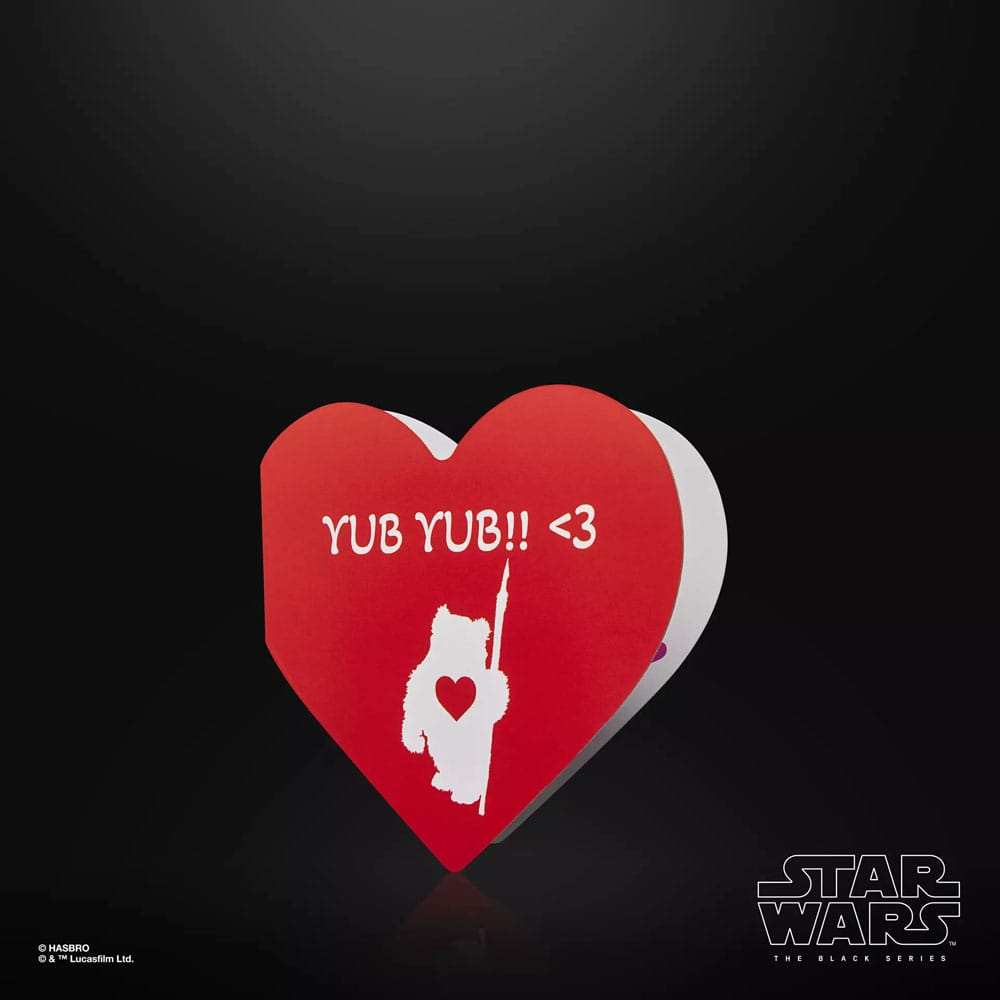 Star Wars Black Series Figura Ewok (Valentine’s Day Edition) 15 cm