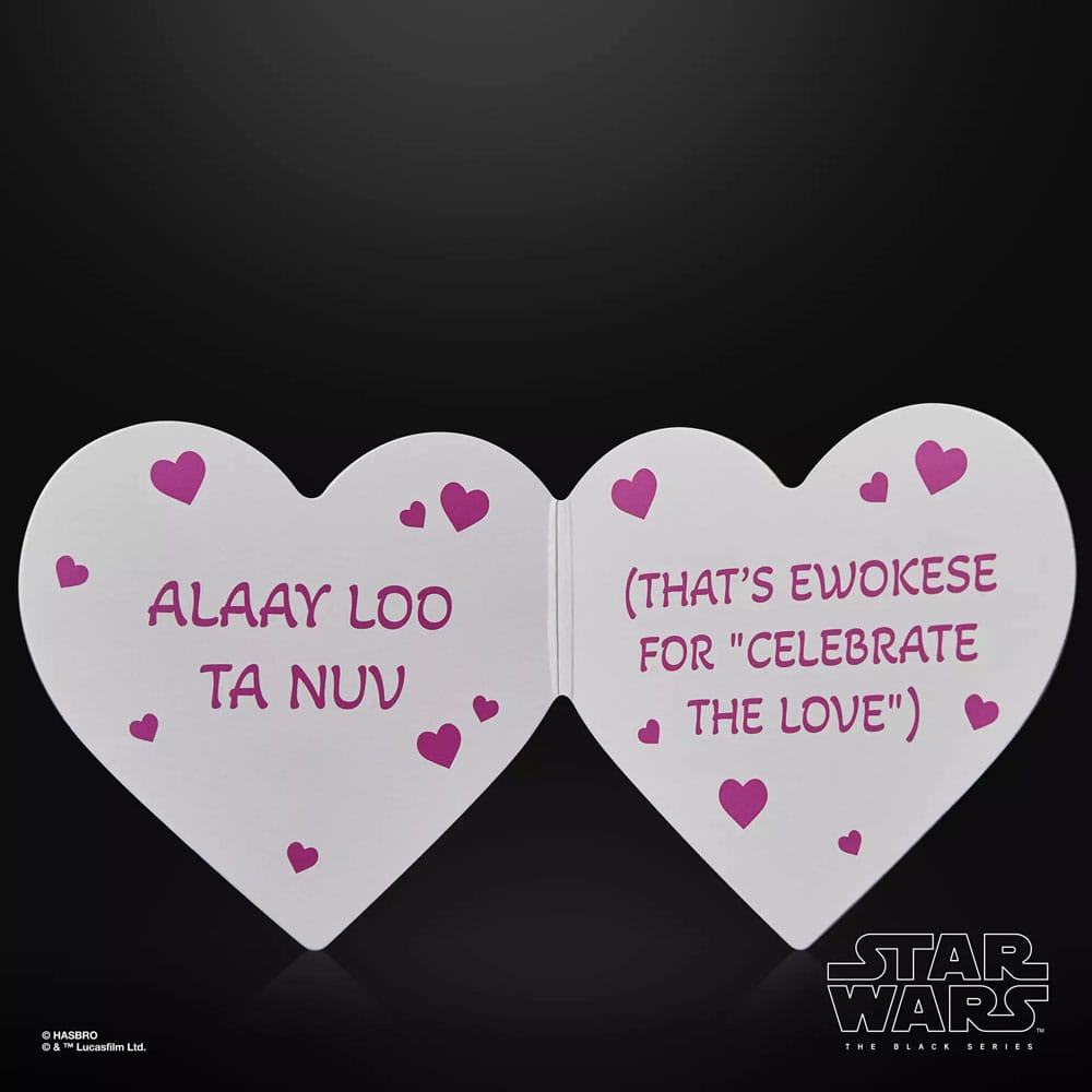 Star Wars Black Series Figura Ewok (Valentine’s Day Edition) 15 cm