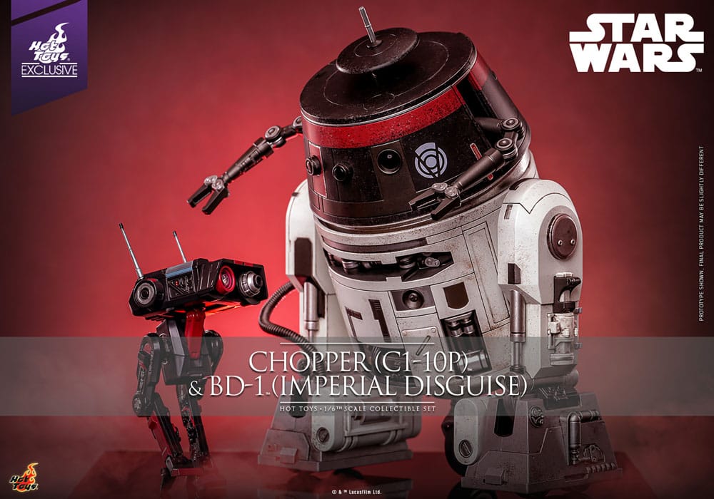 Star Wars Figura Set 1/6 Chopper (C1-10P&trade