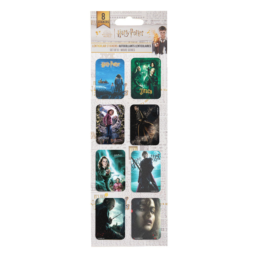 Harry Potter Lenticular Pegatinas HP movie Frikytopia