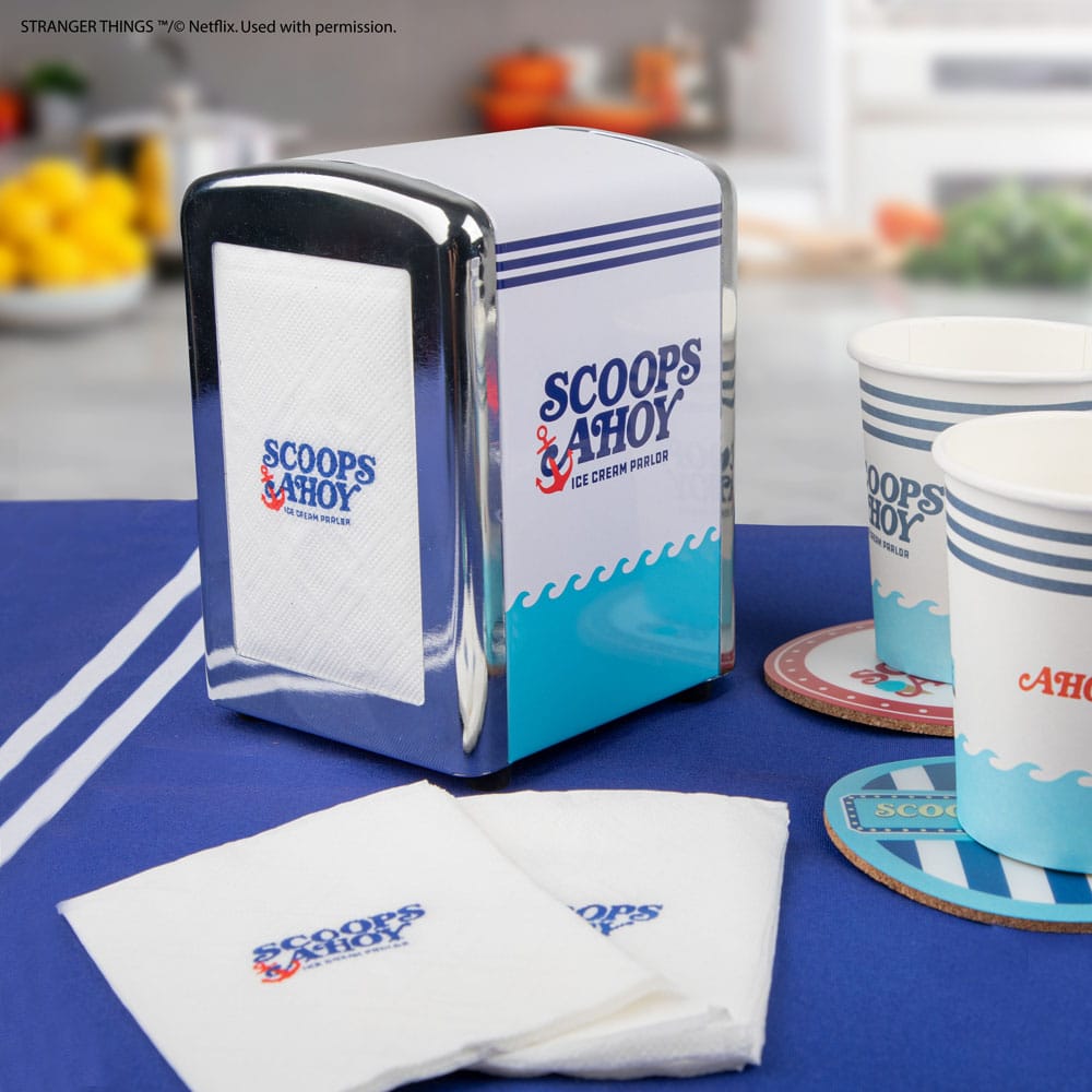 Stranger Things Dispensador de Servilletas Scoops Ahoy