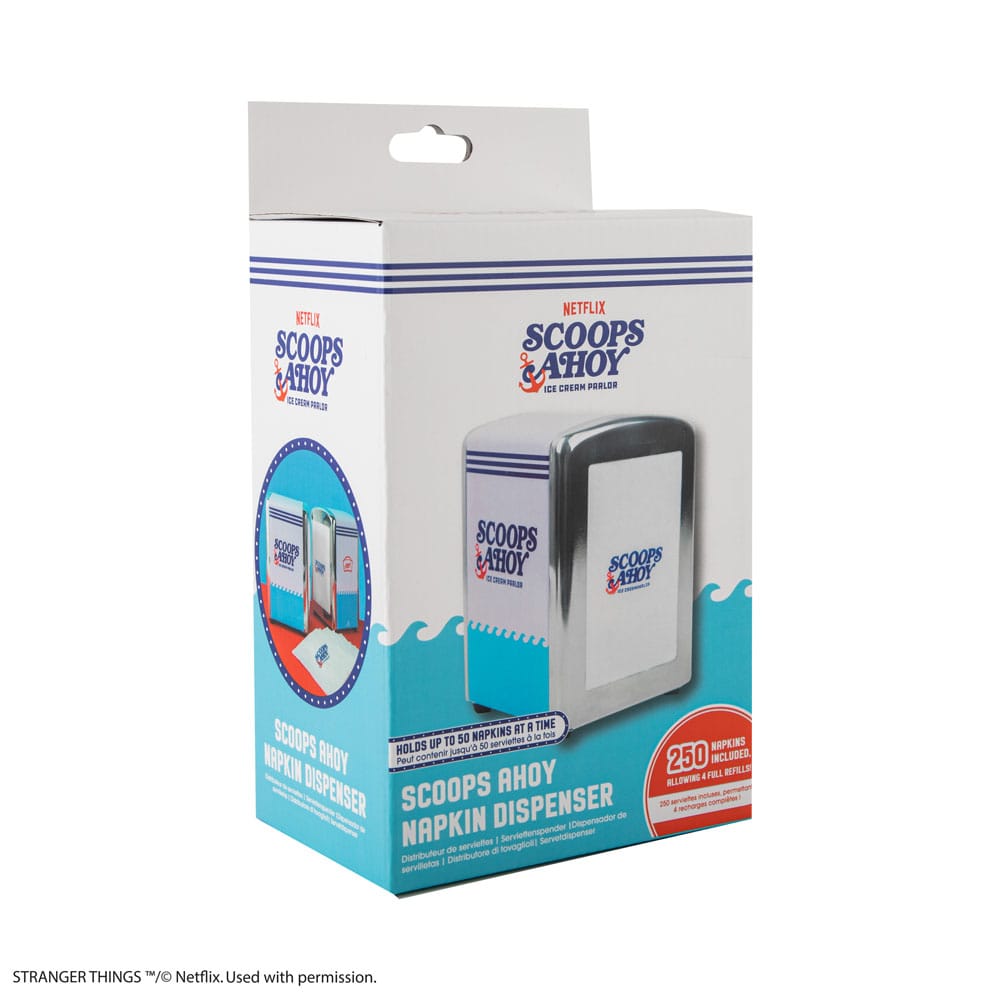 Stranger Things Dispensador de Servilletas Scoops Ahoy