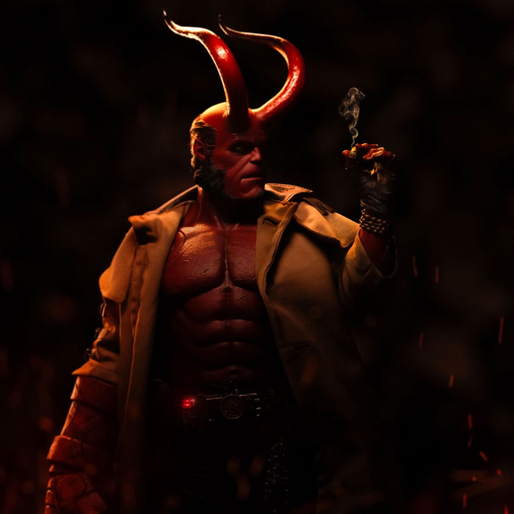 Hellboy Estatua 1/4 Deluxe Art Scale Hellboy 68 cm