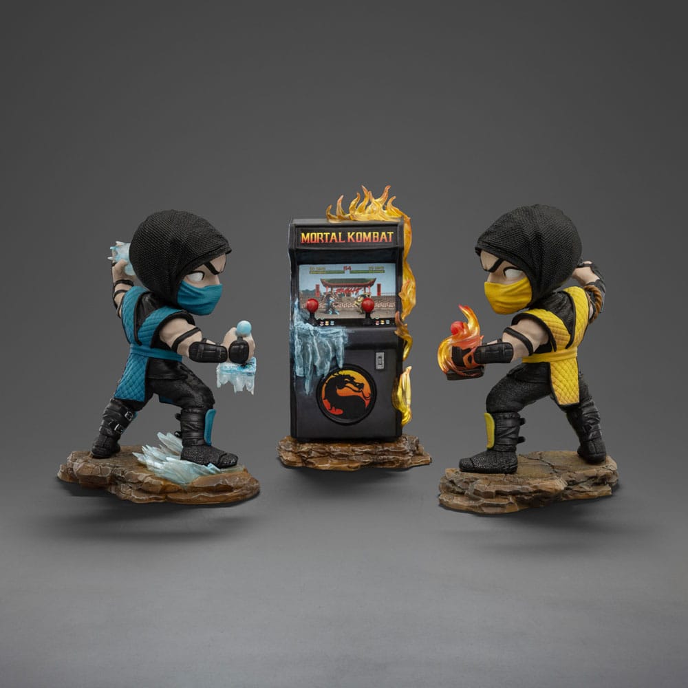 Mortal Kombat Minifiguras Mini Co. PVC Scorpion Vs. Subzero Arcade Set 15 cm
