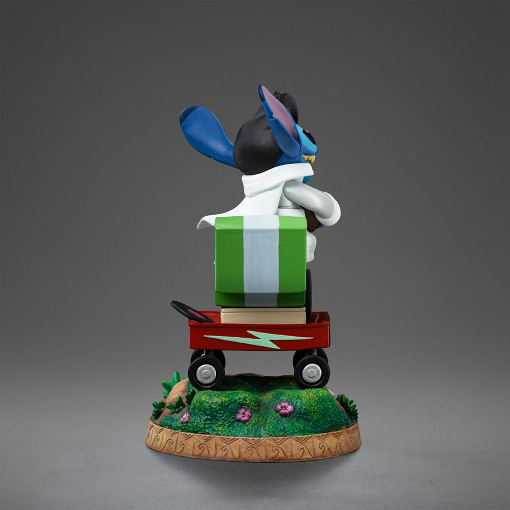 Lilo & Stitch Estatua 1/10 Art Scale Stitch King Of Rock 17 cm
