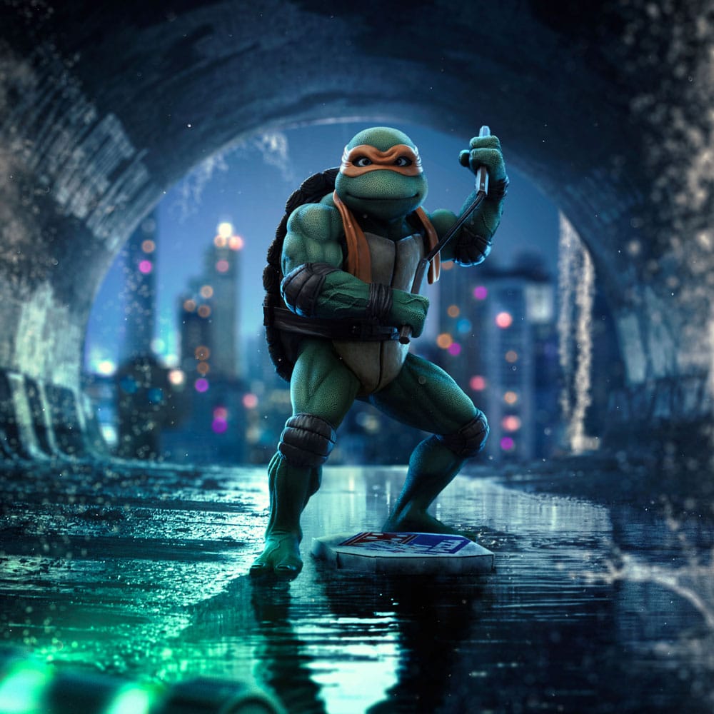 Tortugas Ninja Estatua 1/10 Art Scale Michelangelo 19 cm