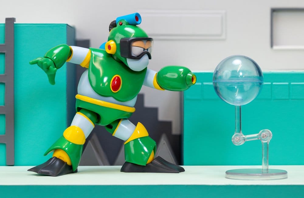 Mega Man Figuras Bubble Man 11 cm