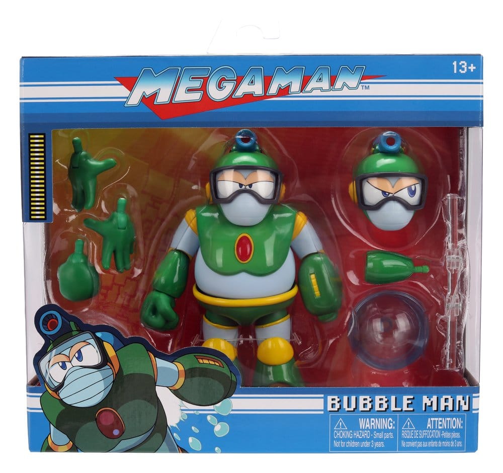 Mega Man Figuras Bubble Man 11 cm