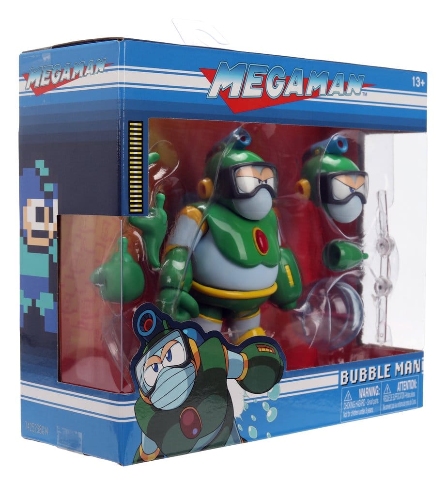 Mega Man Figuras Bubble Man 11 cm