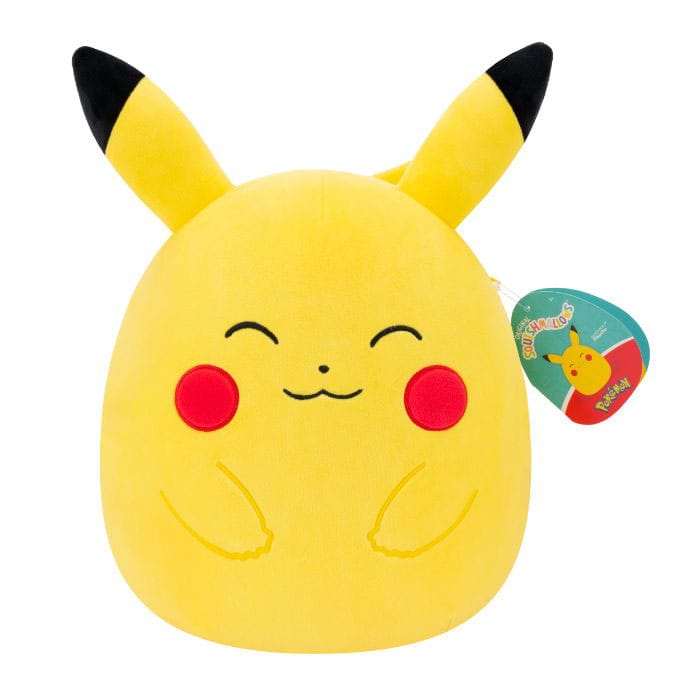 Pokémon Squishmallows Peluche Pikachu feliz 25 cm Frikytopia