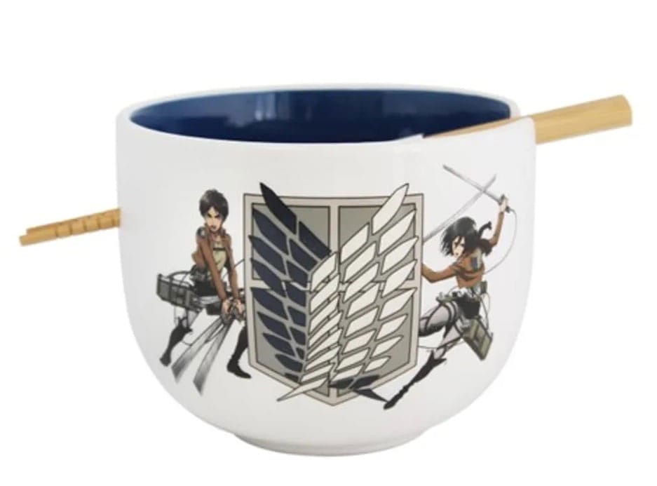 Attack on Titan Bol para Ramen con Palillos Survey Corps 414 ml Frikytopia