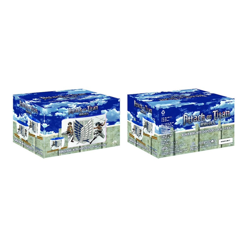 Attack on Titan Bol para Ramen con Palillos Survey Corps 414 ml