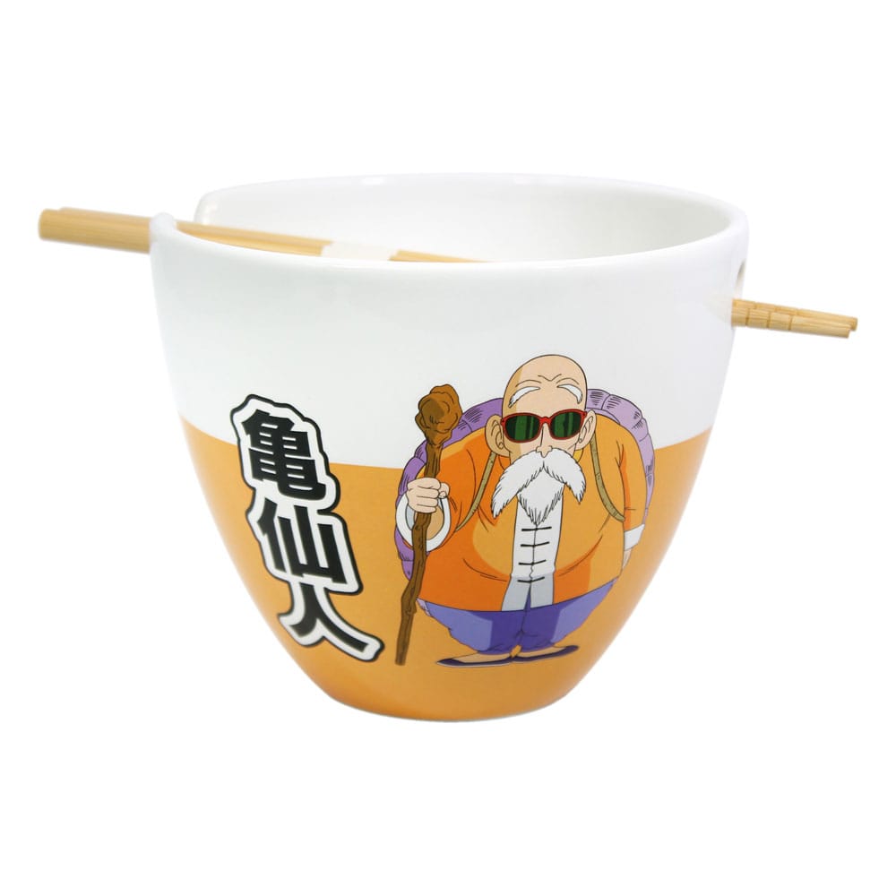 Dragon Ball Z Bol para Ramen con Palillos Maestro Roshi 473 ml Frikytopia