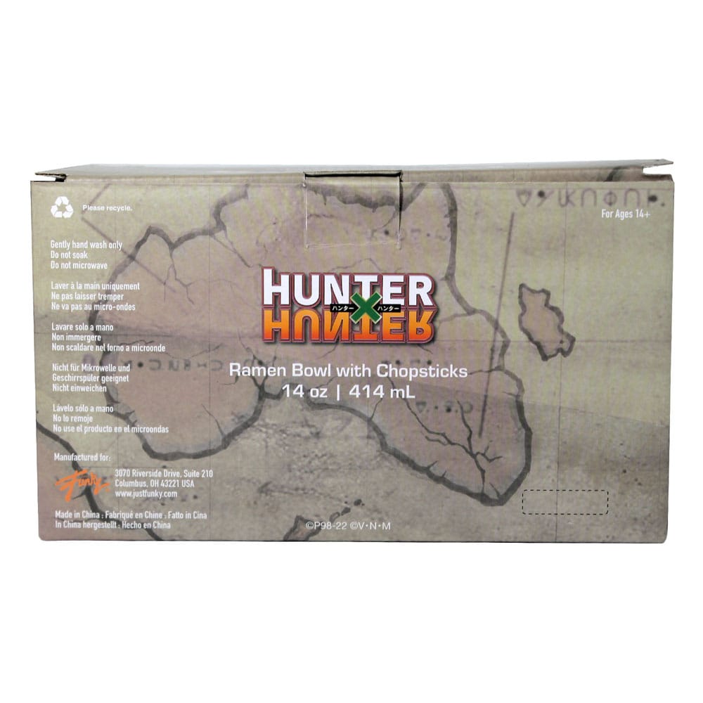 Hunter x Hunter Bol para Ramen con Palillos 414 ml