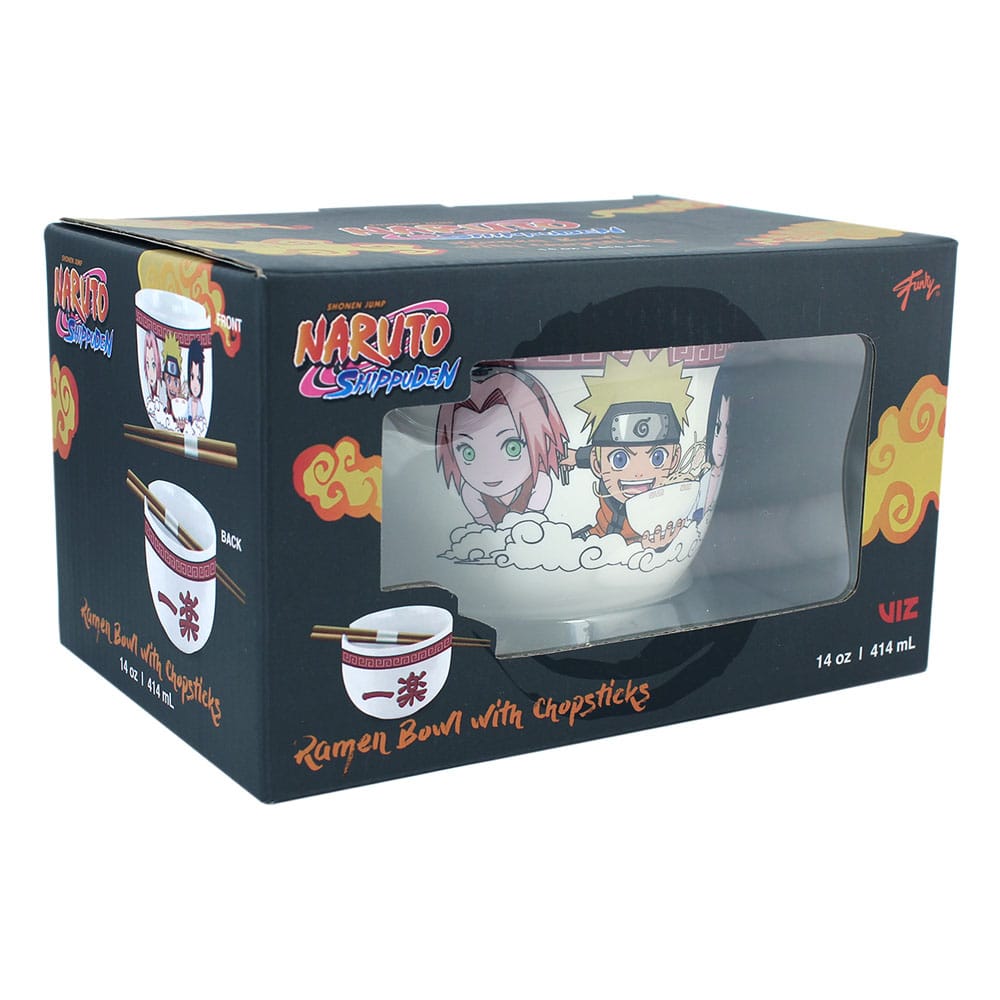 Naruto Shippuden Bol para Ramen con Palillos Team Seven 414 ml