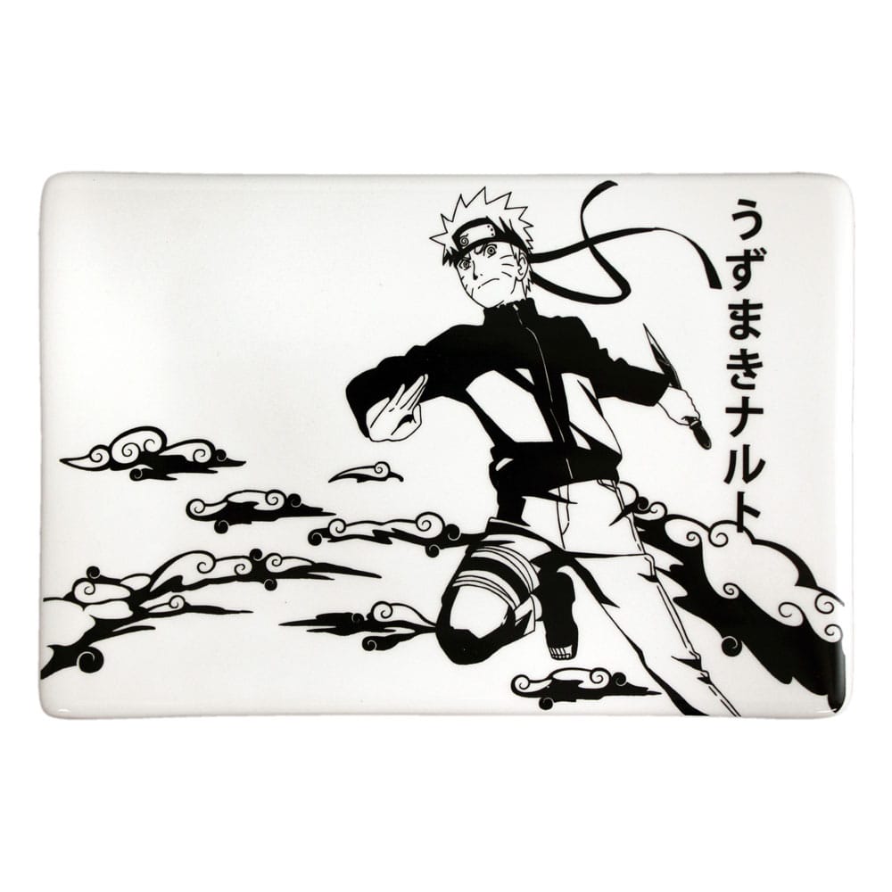Naruto Shippuden Platos y Palillos de Sushi de Cerámica Naruto
