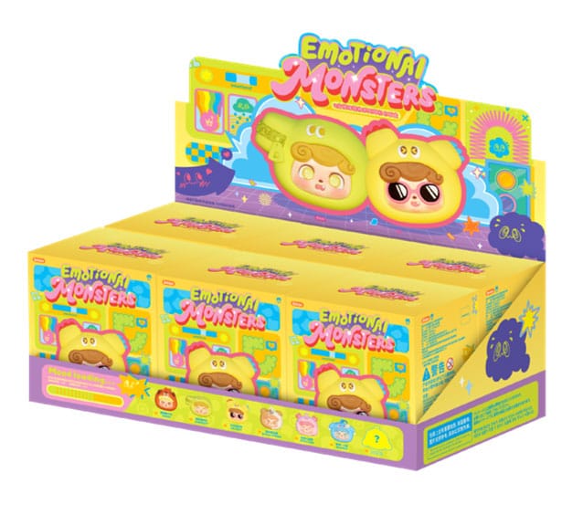 QKid: Emotional Hairy Monsters Series Blind Box Bolsa para Auriculares 8 cm Display (6)