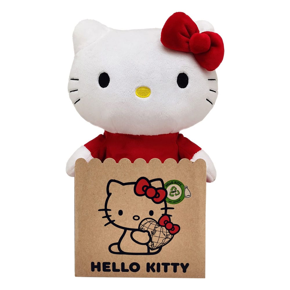 Sanrio Peluche Hello Kitty with Red Dress 24 cm Frikytopia