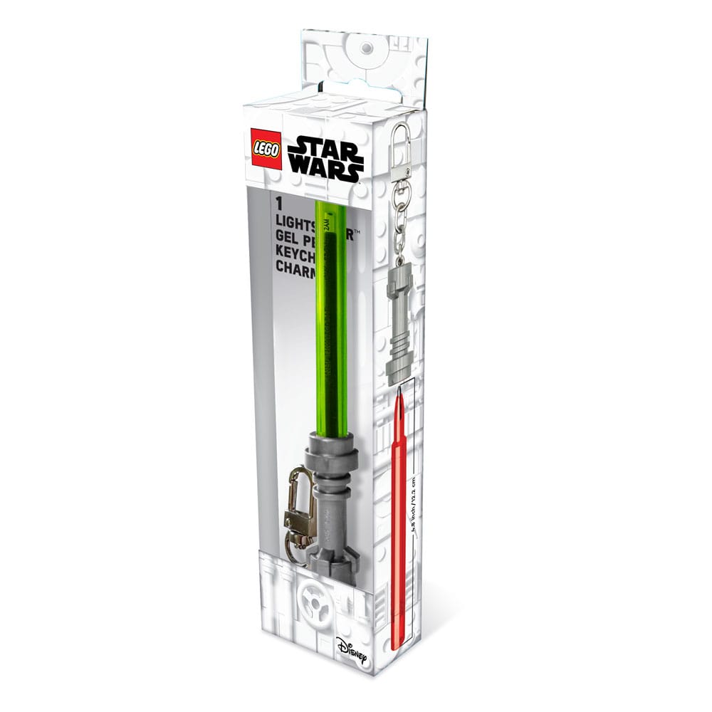 LEGO Star Wars Bolígrafo de gel con Llavero Verde lima Frikytopia