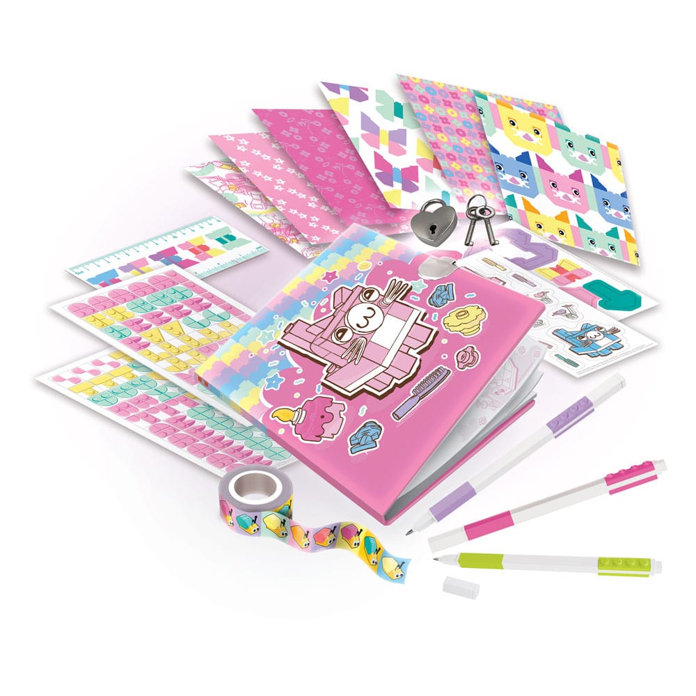 LEGO Diario con Cadena Set Cat Frikytopia