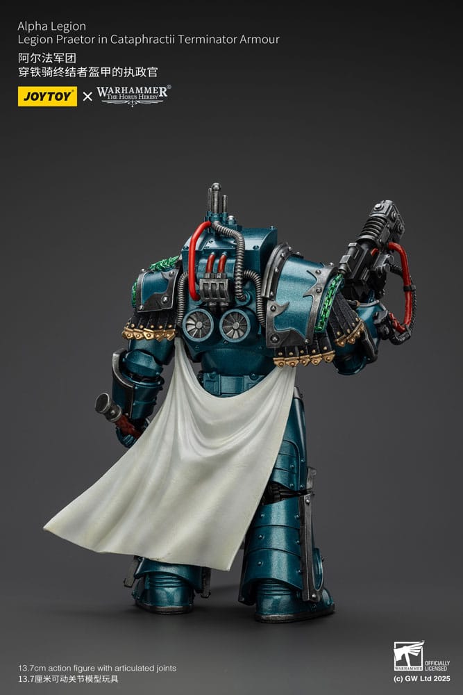 Warhammer The Horus Heresy Figura Alpha Legion Legion Praetor In Cataphractii Terminator Armour 18 cm