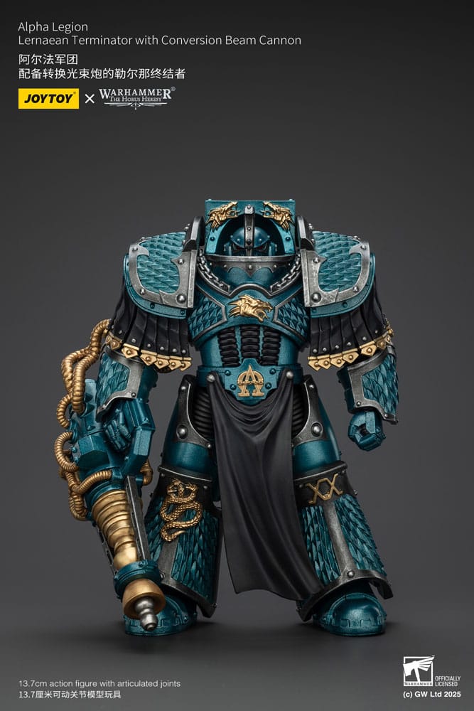 Warhammer The Horus Heresy Figura Alpha Legion Lernaean Terminator with Conversion Beam Cannon 20 cm Frikytopia